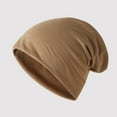 thumbnail image 3 of Clearance! Fdelink Beanie Hat Winter Hats Spring Cotton Slouchy for Men Women Cotton Warm Winter Hats for Ski Khaki, 3 of 3