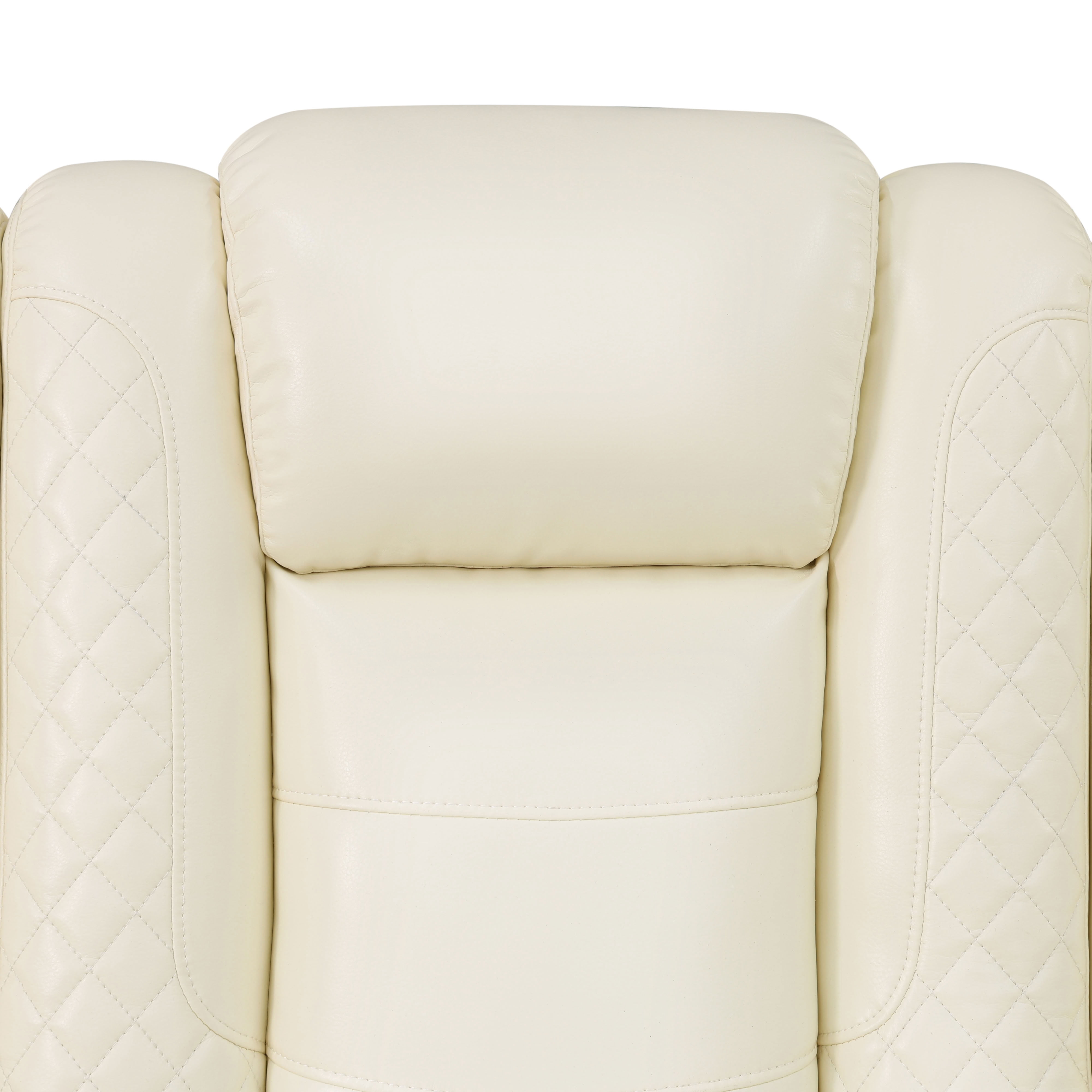 MAYEERTY Power Reclining L-Shaped Sectional Sofa, Leather Recliner with Wireless Charging, LED Lights & Storage