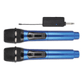 thumbnail image 2 of Wireless Handheld Microphone High Quality with Receiver Power Switch for Stage Performance Karaoke Singing Style:B,1 x Wireless Microphone 1 x Charging Cable,Blue, 2 of 5