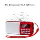 thumbnail image 5 of Radio Fm Portátil Altavoz Inalámbrico Recargable Tarjeta Tf Disco Usb Reproductor De Mp3 Mini Radio Con Conector Para Auriculares seitruly EL012464-00, 5 of 6
