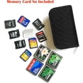 thumbnail image 7 of CHENjy Universal Memory Card Storage Wallet 22 Slots Case Holder for SD Micro Camera Photo Video Organizer Accessories Black, 7 of 7