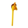 thumbnail image 2 of Horsehead Stick juguete Fewend Play Creative Portable Ligero Ligero Decoración de la fiesta de dibujos animados para niños temáticos de caballos Amarillo, 2 of 8