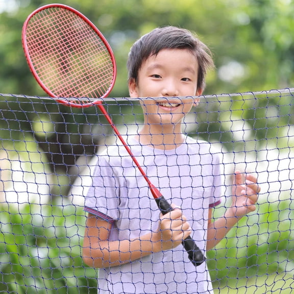 Portable Badminton Net and Tennis Net for Outdoor & Indoor Sports, Folding Volleyball Court Net for Fitness and Recreational Play