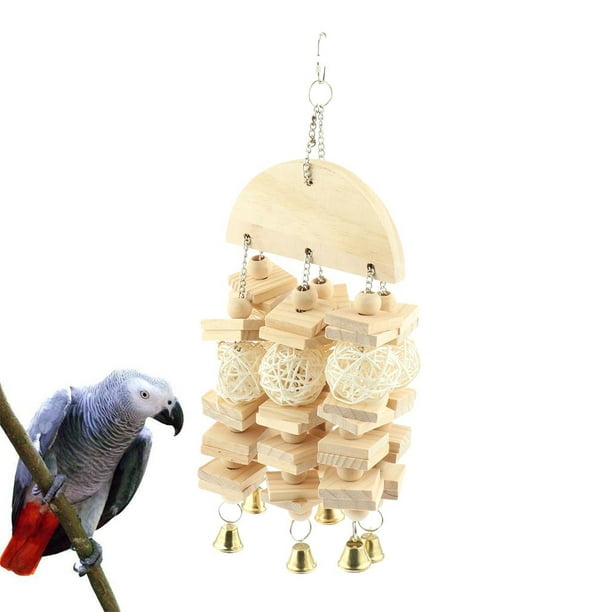Oiseau Cage-Perroquet Jouet pour Pinson Perruche Perruche Cacatoès 15x41cm  