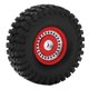 thumbnail image 2 of 4Pcs 55mm Front & Rear Rubber Tires & 24 Hole Wheel Rims for AXIAL SCX24 1/24 RC Car Red, 2 of 4