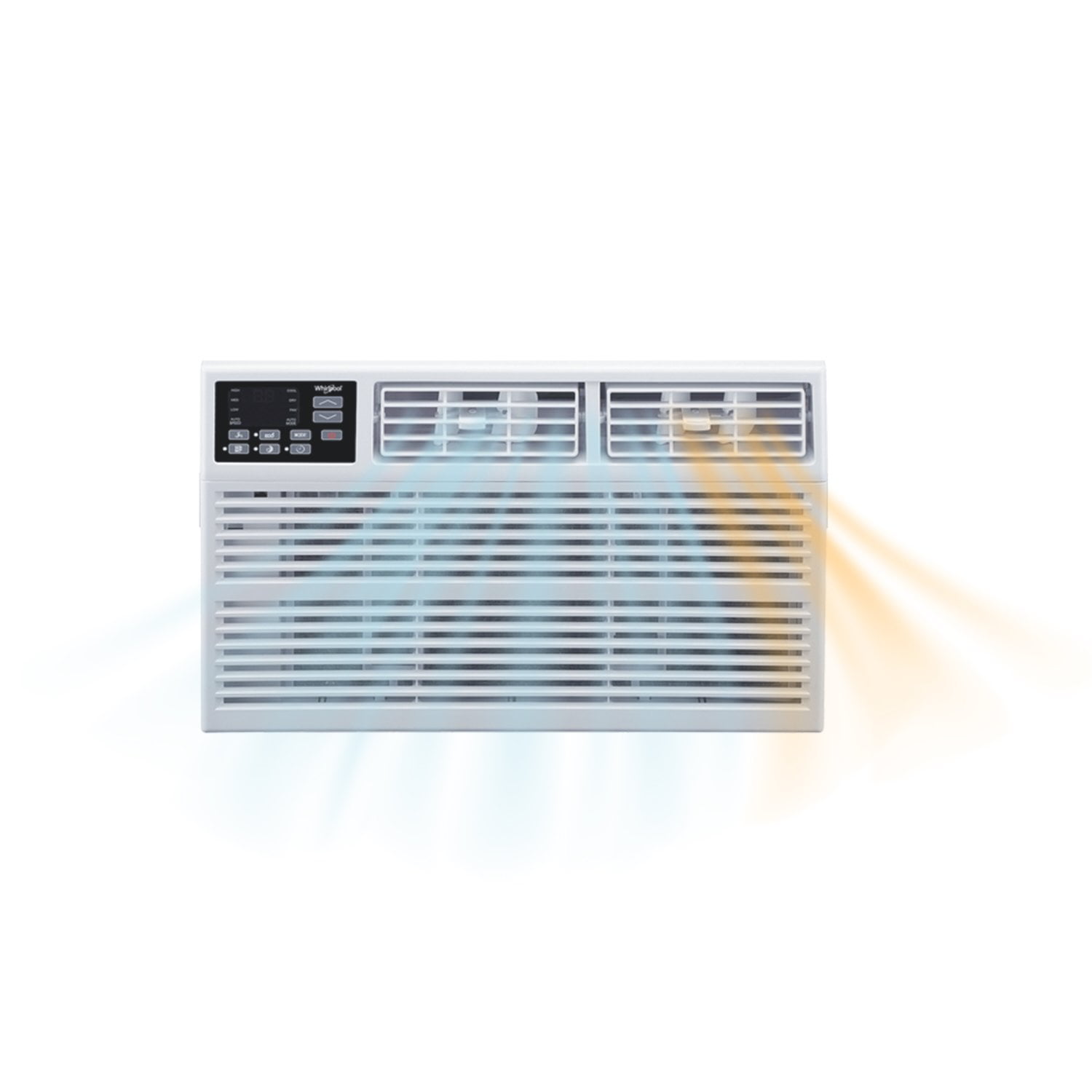 Whirlpool New 8,000 BTU 350 Sq Ft Window Air Conditioner with 4,000 BTU Supplemental Heat, White