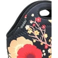 thumbnail image 4 of Wrapables® Insulated Neoprene Lunch Bag, Midnight Floral, 4 of 7