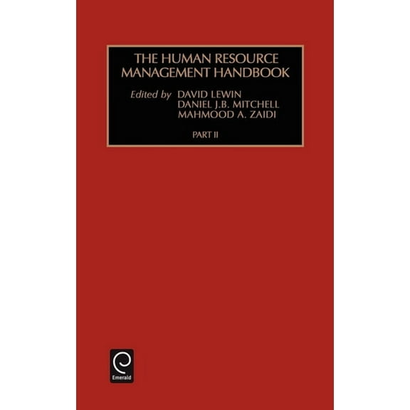 Human Resource Management Handbook Human Resource Management Handbook - Vol.2, (Hardcover)