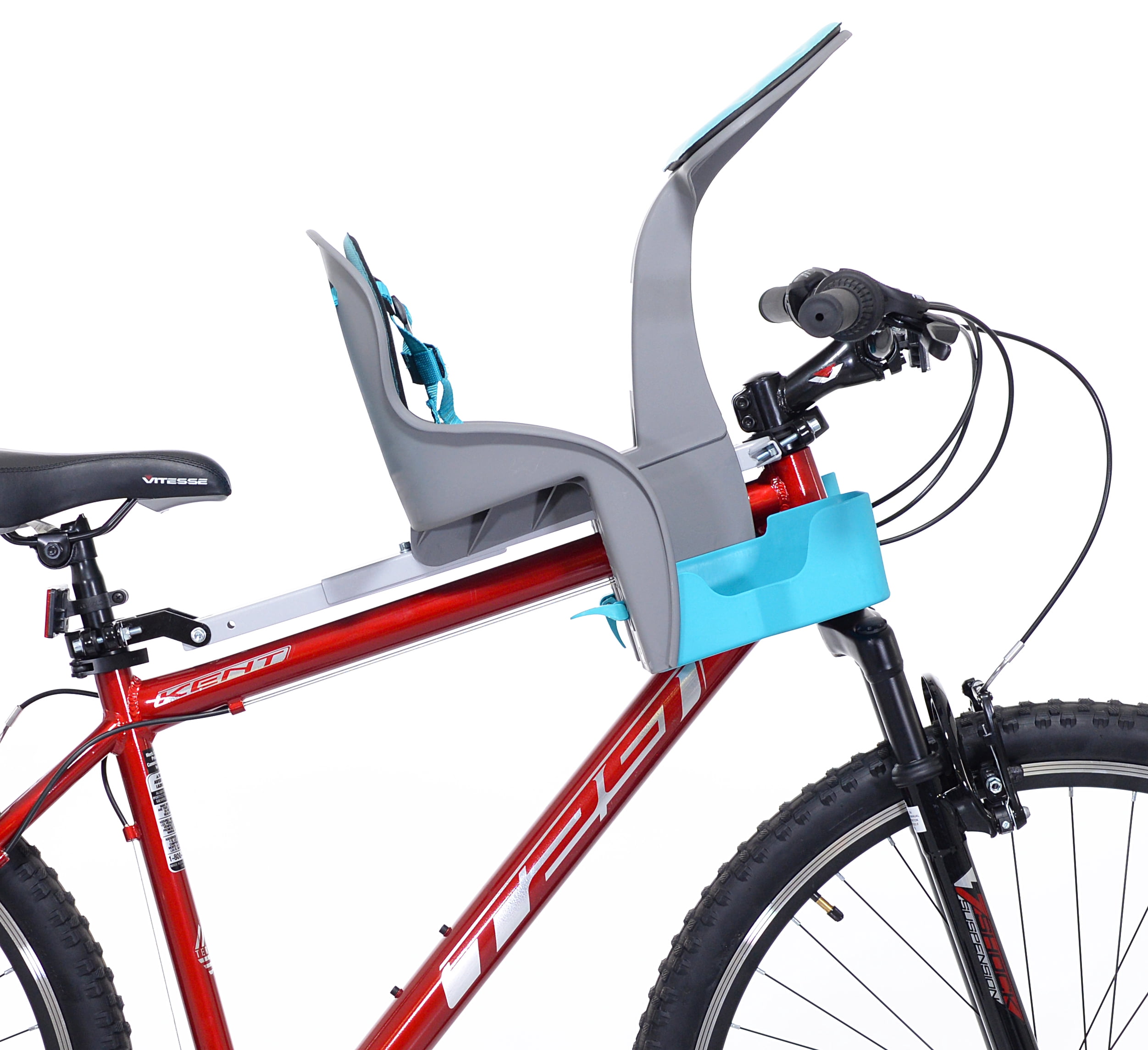 Bike Shop Center Mount Front Facing Child Carrier, Blue