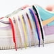 thumbnail image 2 of 1 par de cordones planos para zapatillas de deporte, zapatos blancos de encaje, cordones de zapatos tejidos huecos dobles planos clásicos para zapatos AJ/AF, cuerdas de encaje de 140cm Gao Jinjia LED, 2 of 2