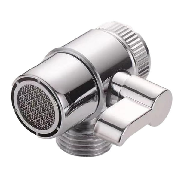 G1/2 Shower Arm Diverter Valve With Durable Adapter Fittings For Water Shower SplitterAlloy