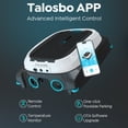 thumbnail image 2 of Talosbo SK01 Solar-Powered Robotic Pool Skimmer Automatic Pool Surface Cleaning with App Control, Obstacle Avoidance &Temperature Sensor, 2 of 9