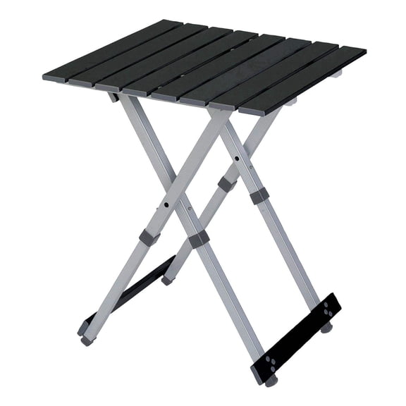 GCI Outdoor Compact Camp Table 20 Lightweight Camping Table, Black Chrome