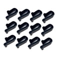 thumbnail image 1 of 12 piezas de clips de silicona para horno, protectores de sartenes, clips protectores universales resistentes de grado alimenticio para utensilios de negro, 1 of 8
