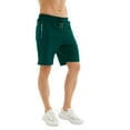 thumbnail image 5 of Tyhengta Mens Shorts Casual Sports Drawstring Zipper Pockets Elastic Waist Blackish Green 34, 5 of 8