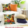 thumbnail image 4 of PRATYUS Pineapple Oranges Summer Vibrancy Throw Pillow Cover for Home Sofa Couch Decor Set of 1 24x24in, 4 of 5