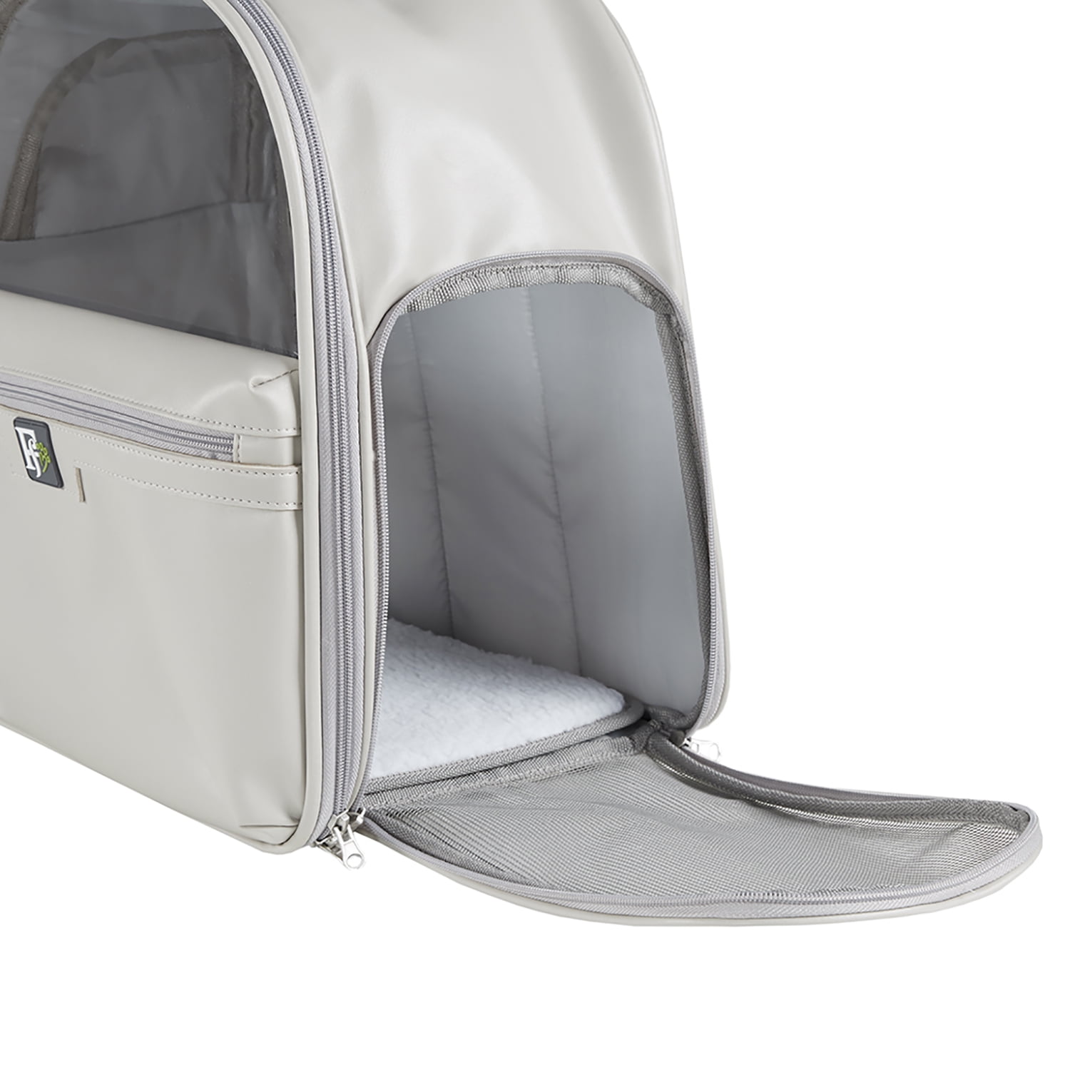 Pefilos 15.5" Pet Carrier Backpack for Small Cats and Dogs, Pet Bag, Ventilated Design, Designed for Travel, Hiking, Outdoor Use, Gray Pefilos 15.5" Pet Carrier Backpack for Small Cats and Dogs, Pet Bag, Ventilated Design, Designed for Travel, Hiking, Outdoor Use, Gray