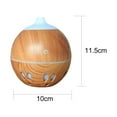 thumbnail image 4 of Humidifier Large Room,Colorful Round Wood Grain Portable USB Aromatherapy Machine,Air Hydration Humidifier (Yellow),Air Humidifier for Home Baby Nursery & Plants, 4 of 5