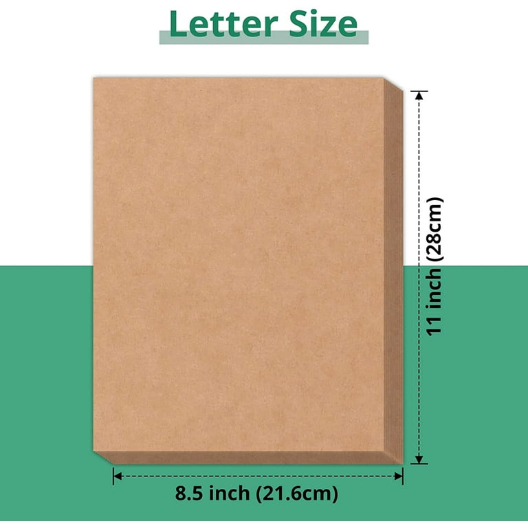 Brown Cardstock Paper | Cardstock Printer Paper 8.5 x 11 50 Sheets