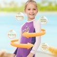 thumbnail image 4 of Soidarity Traje de neopreno para niños, conjunto de esnórquel de una pieza, traje de baño de dibujos animados para niñas, traje de neopreno de nailon Deportes acuáticos Violeta XXL Soidarity OD003308-05, 4 of 6