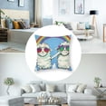 thumbnail image 5 of Acheng Rainbow Gay LGBTQ Pride Pillowcase Love is Love Heart Peace Gnome Cushion Case Decoration for Holiday Party Sofa Cushion Cover 2 pcs White, 5 of 7