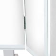 thumbnail image 5 of Impressions Vanity Mirror with 18 LED Globe Lights,Trifecta Pro Lighted Makeup Mirror (White), 5 of 6
