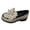 White, variant on Women's Polka Dot Bow Platform Loafers, Slip On Chunky Heel Comfort Casual Shoes for Daily Wear White 38