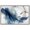 WHITE, variant on wall26 Framed Canvas Print Wall Art Pastel Blue Grunge Brush Stroke Collage Abstract Shapes Illustrations Modern Art Decorative Bohemian Multicolor for Living Room, Bedroom, Office - 24"x36"