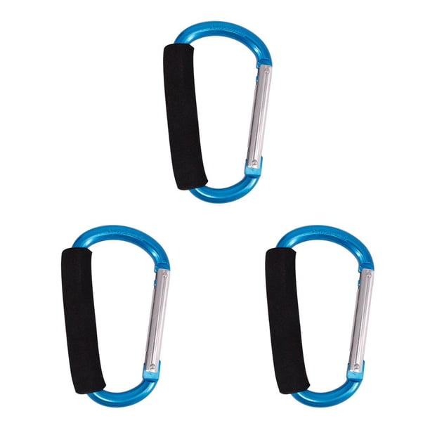 Sonducket Esponja Hebilla Multipropósito Instalación práctica Botón D multicolor Broche de metal Forma de anillo en D Gancho