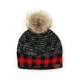thumbnail image 6 of CC Fire Cozy Buffalo Plaid Beanie, 6 of 16