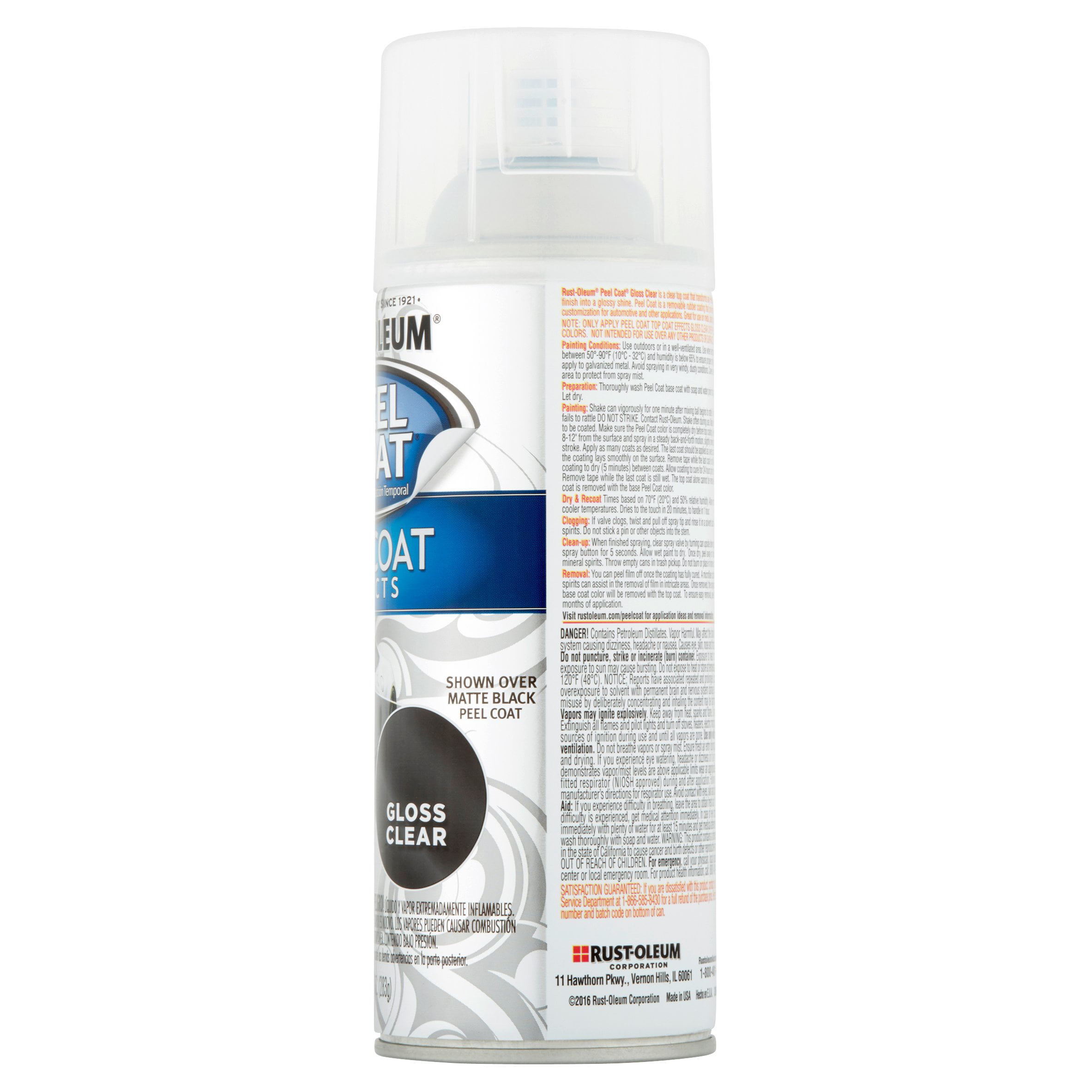 Waterproof peelable clear coat spray paint With Moisturizing Effect 
