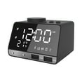 thumbnail image 1 of Haut-parleurs Bluetooth Portables Haut-Parleur Bluetooth Réveil Intégré Multifonction Alimentation Usb Radio Maison Carte de Chevet Audio Réveil Numérique, 1 of 2