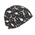 thumbnail image 3 of Xecao Christmas cute deer old man Print Knit Hat,Winter Beanie for Men Women, Beanie Soft Warm Ski Stocking Cuffed Cap, 3 of 7