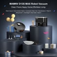 thumbnail image 6 of Robot Vacuum and Mop 11500pa Suction Robotic Cleaner with Laser Home Mapping and 85 Days Self Empty Station Pet Friendly Anti-Tangle, 6 of 9