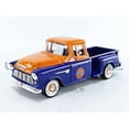 thumbnail image 2 of Motormax  1955 Chevrolet 5100 Stepside Pickup Truck Gulf 1-24 Diecast Model Car, Dark Blue & Orange, 2 of 4