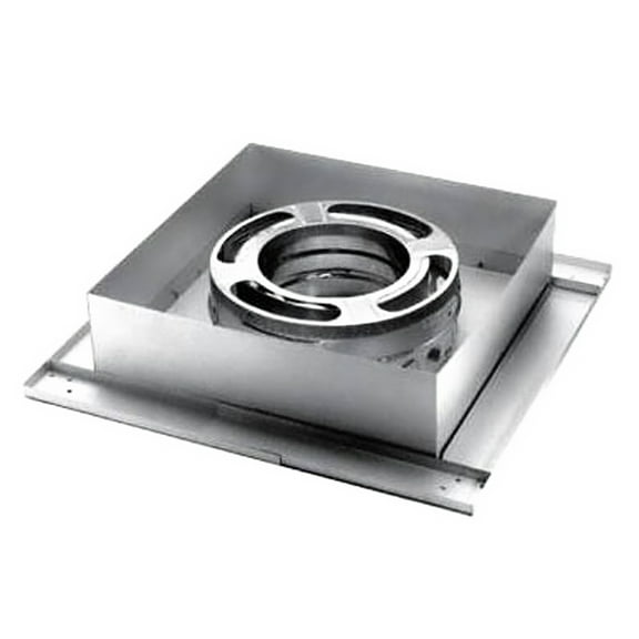 DuraVent Simpson Triple Wall Ceiling Support Box for Wood Stoves, Silver