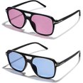 thumbnail image 2 of Retro Vintage 70s sunglasses for women men with UV Protection VL9611, 2 of 3