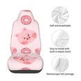thumbnail image 4 of Naloa Pigs Head And Donuts Car Seat Covers Universal Front Seat Coves for Car Accessories ,Padded Car Covers for Automotive, SUV, Truck, and Van, 4 of 5