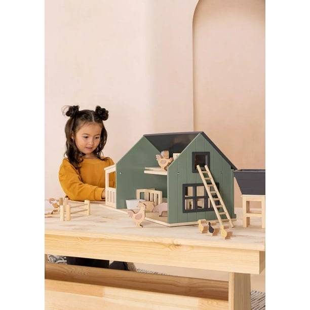 Coco Village Wooden Childs Dolls House Coco Village Wooden Farm