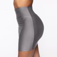 thumbnail image 5 of Kcocoo Fashion Women Stretch Tight Sexy Skirt Solid High Waist Short Slim Mini Skirts Polyester Gray M, 5 of 9