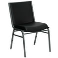 thumbnail image 3 of 4 Pk. HERCULES Series Heavy Duty Black Vinyl Stack Chair, 3 of 9