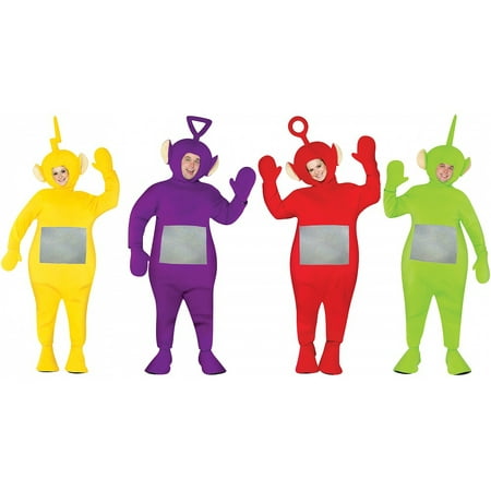 Teletubbie Adult 4 Pack Adult Costume - One Size