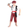thumbnail image 1 of Bristol Novelty - Disfraz de pirata para niños (Rojo/Negro/Blanco), 1 of 2