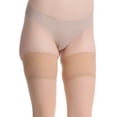 thumbnail image 3 of Women Stockings Velvet Long Tube Anti Over Knee Socks Lace High Thigh Stockings Solid Hosiery Beige, 3 of 5