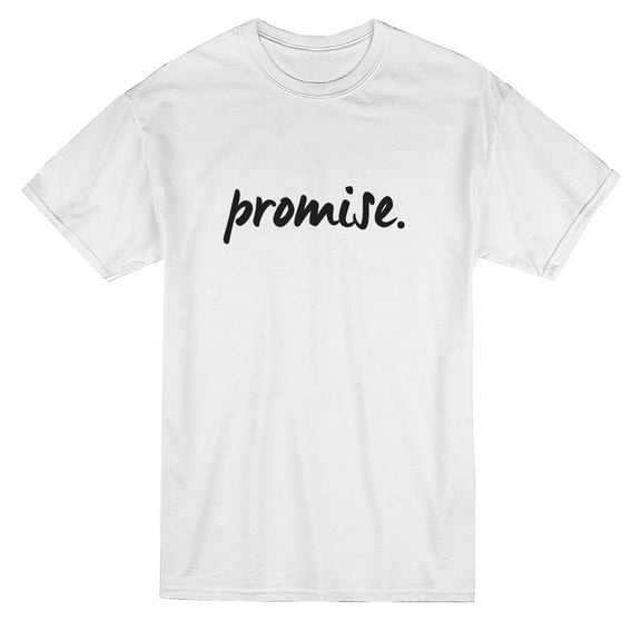 Valentine's Day Promise Matching Couple Graphic Men's T-shirt