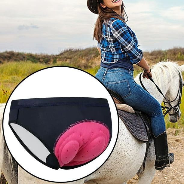 Ropa interior de ciclismo femenino, ropa interior de bicicleta acolchada, ropa deportiva rápida y , seca, ropa deportiva, de moda Azul oscuro xl