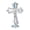 Clear, variant on 5.8 Inch Crystal Cross Standing Decor - Handmade K9 Glass Religious Figurine for Home, Wedding, Church, Office, Christian Gift for Women and Men (Clear)
