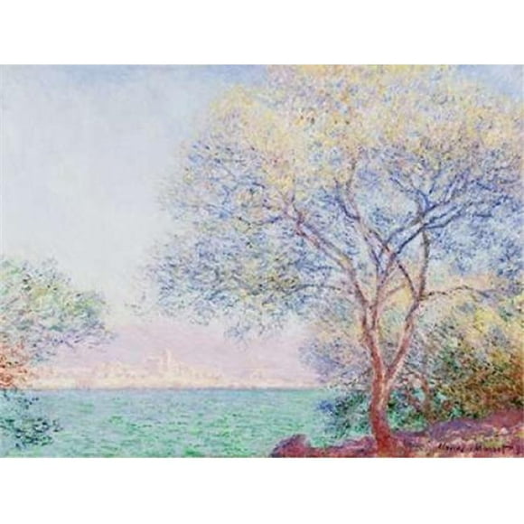 Morning Antibes Poster Print by Claude Monet, 11 x 14 - Small