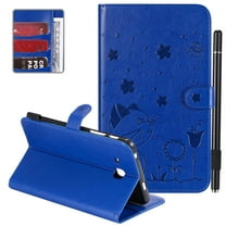 Galaxy Tab A 7.0 inch Case, SM-T280 Case, Allytech Slim Lightweight PU Leather Case Flip Folio Stand Case Cover for Galaxy Tab A 7.0 Tablet 2016 Release (SM-T280/SM-T285), Blue
