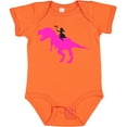 thumbnail image 3 of Inktastic Princess Riding Her T-rex Girls Baby Bodysuit, 3 of 5